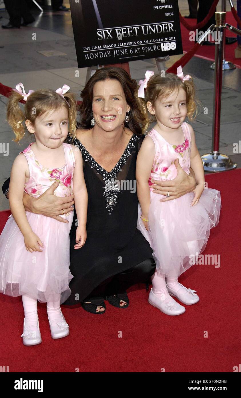 17 May 2005 Hollywood, California Brenna Tosh, Rachel Griffiths and Bronwyn Tosh. HBO's "Six