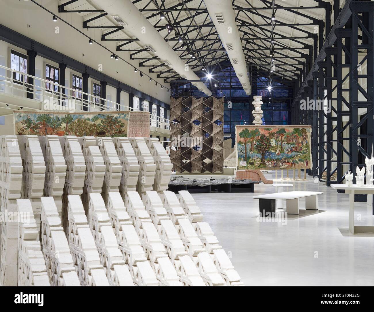 The Hangar Exhibition - overall interior view. Amman Design week 2019 ...