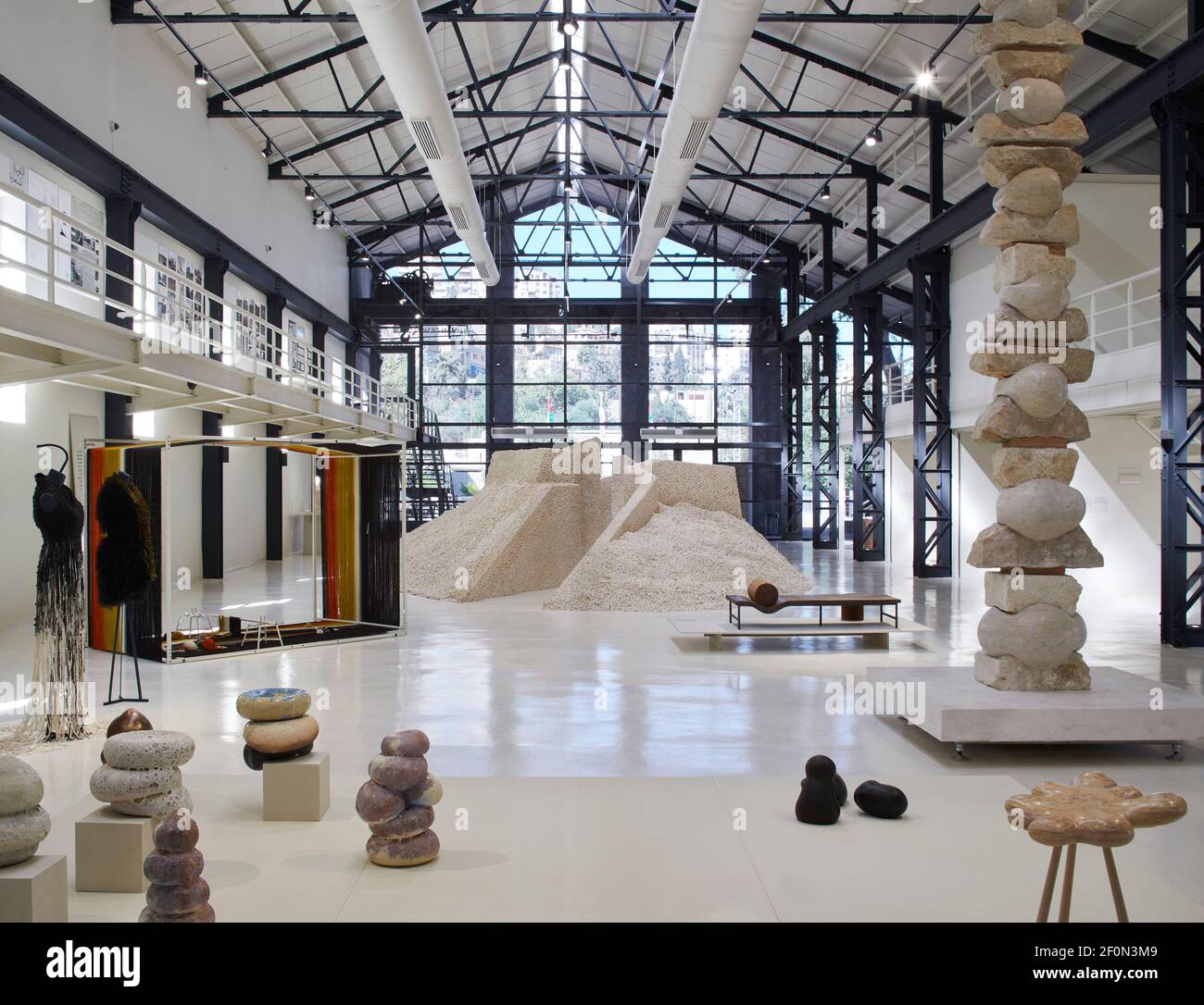 The Hangar Exhibition - overall interior view. Amman Design week 2019 ...