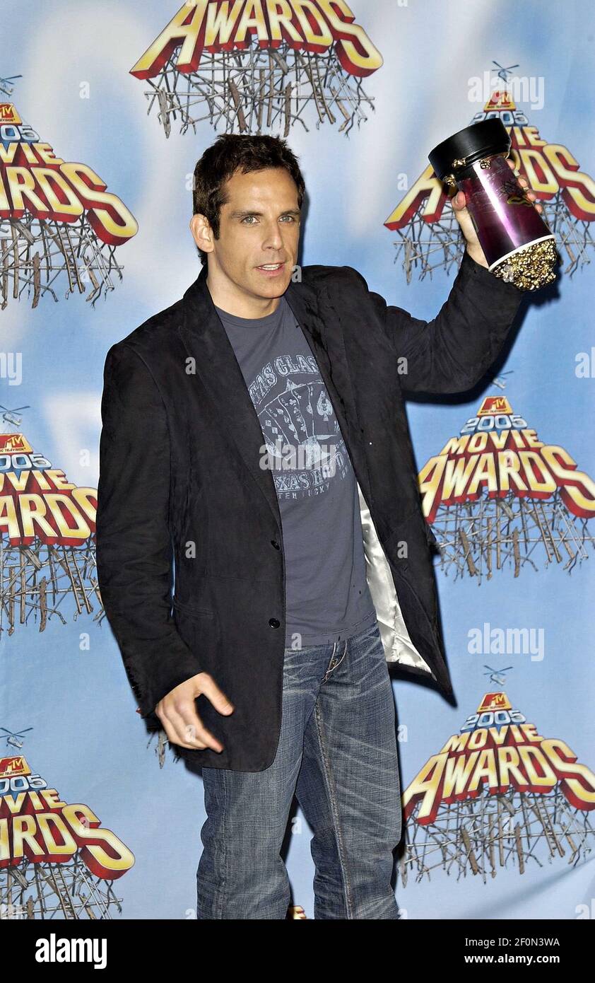 4 June 2005 Los Angeles, California Ben Stiller wins the award for