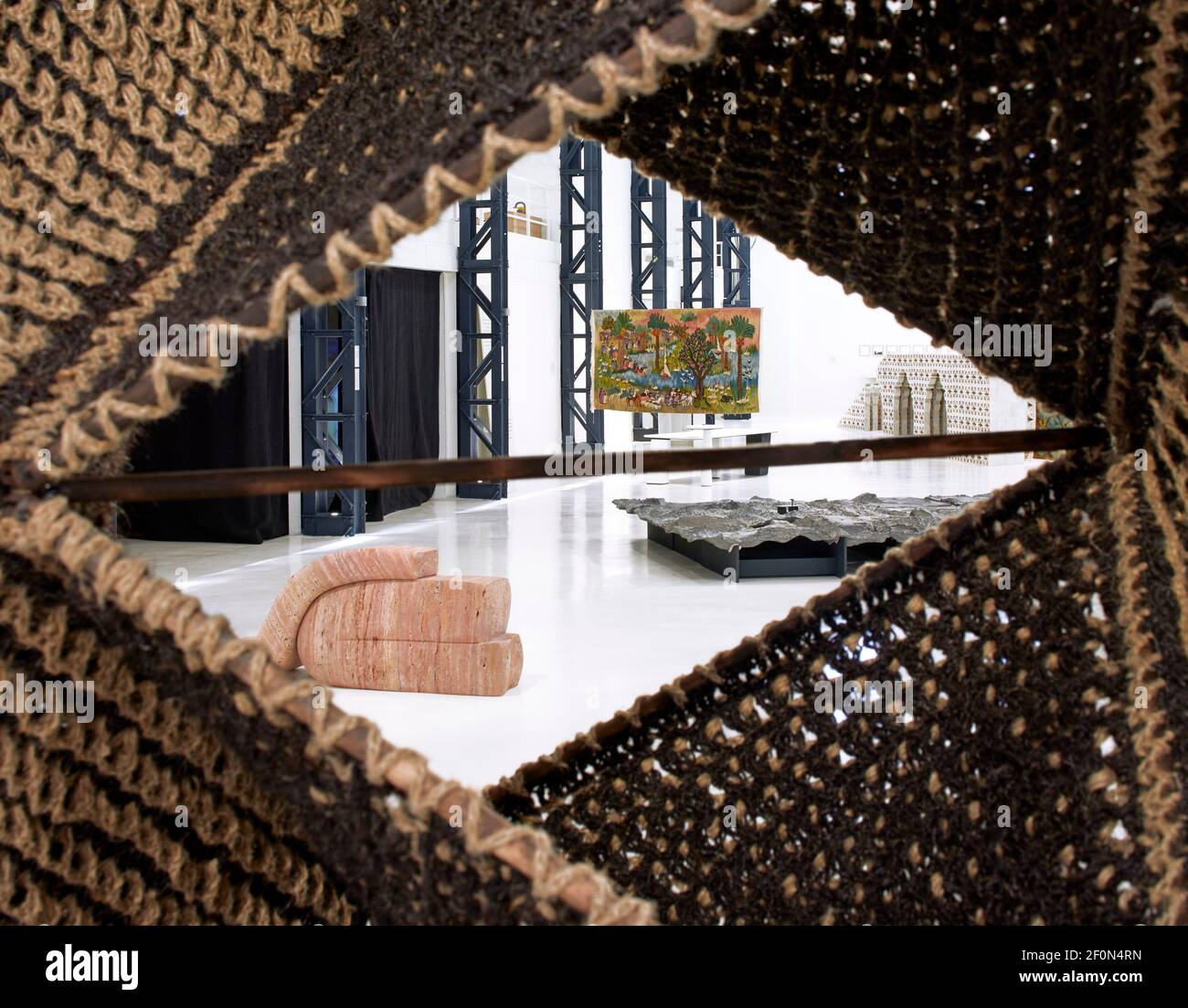 The Exhibition with Points by Abeer Amman Design week 2019, Jordan. Architect: Various , 2019 Stock Photo - Alamy