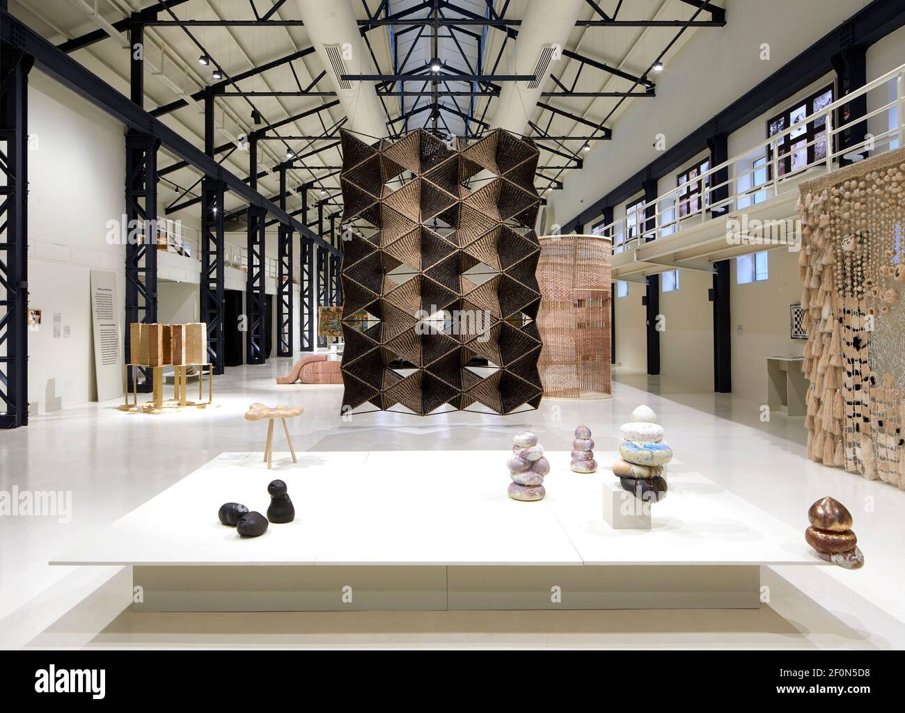 The Hangar Exhibition interior view. Amman Design week 2019, Amman