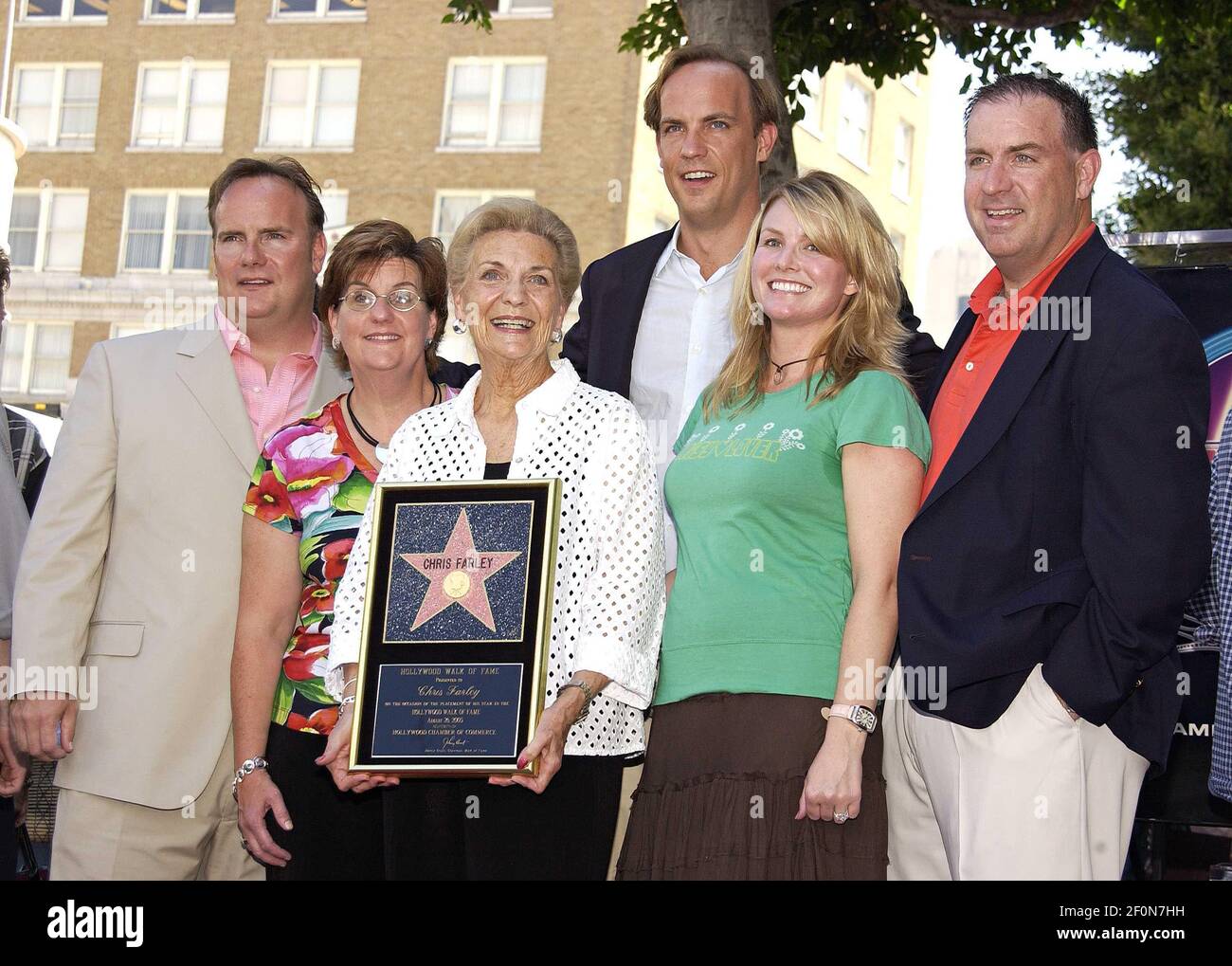 26 August 2005 Hollywood, California Mary Anne Farley mother of