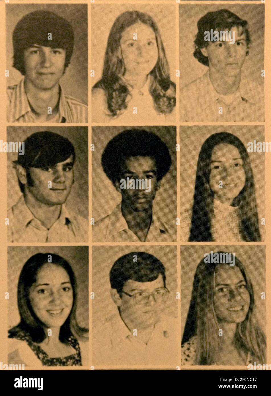 Collect photograph. 1973 New Orleans, Louisiana. Old Perry Walker High ...