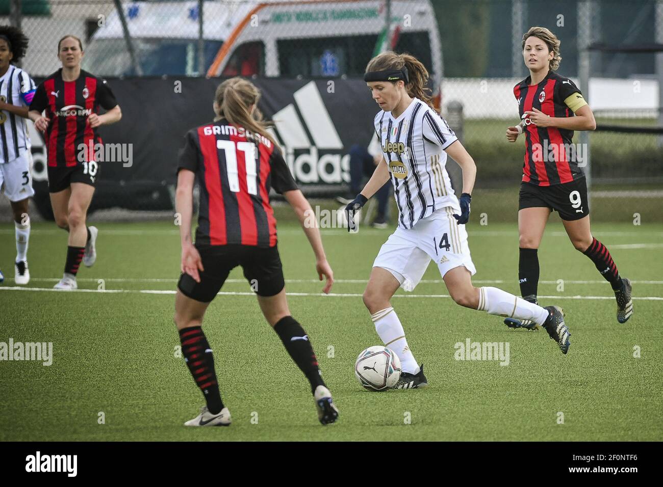 Turin, Italy. 07th Mar, 2021. Sofie Pedersen (#14) Juventus Women in action Credit: SPP Sport Press Photo. /Alamy Live News Stock Photo