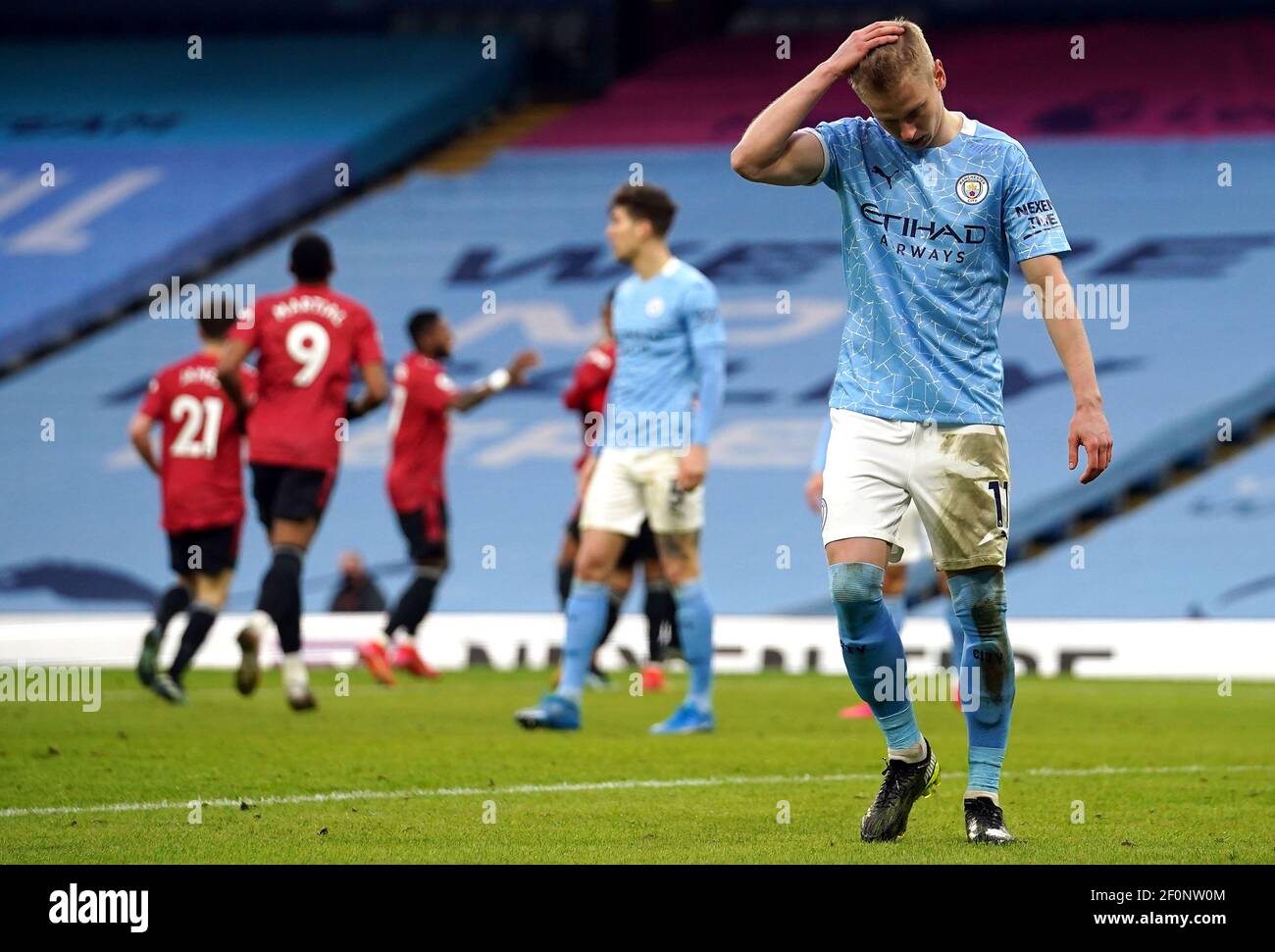 Manchester uniteds luke shaw celebrates scoring hires stock