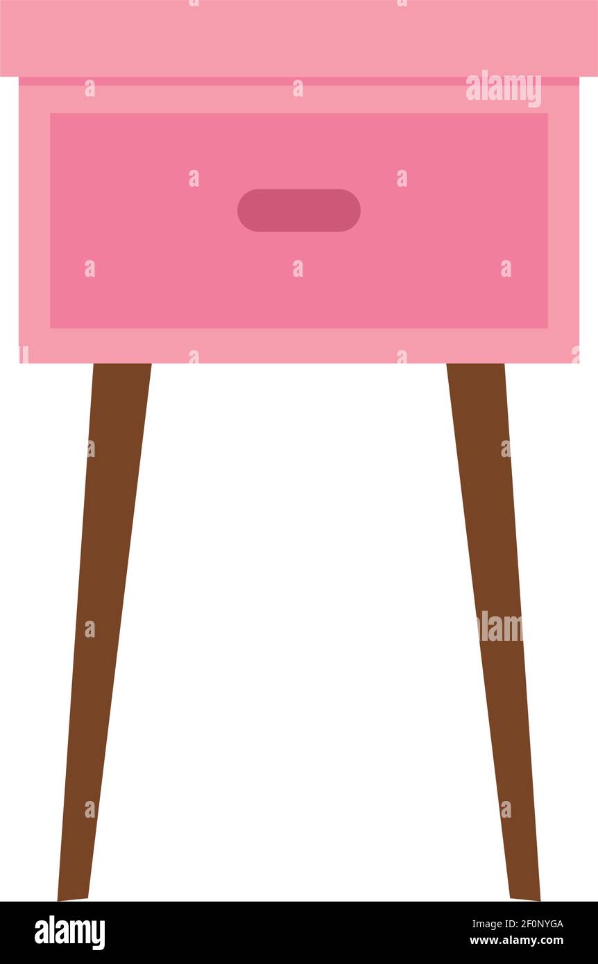 pink and modern nightstand icon Stock Vector Image & Art Alamy