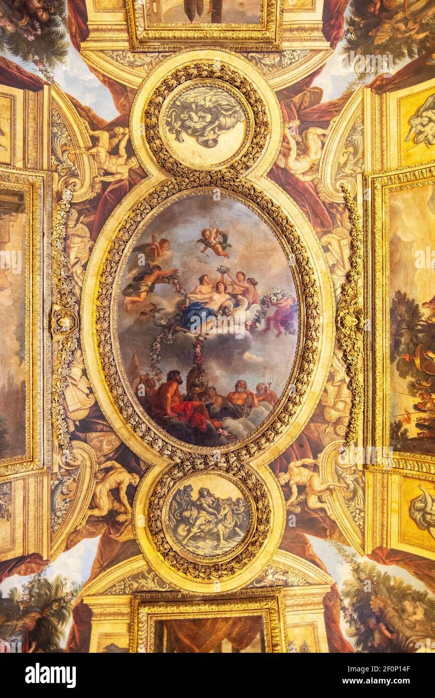 Louis xiv versailles painting hi-res stock photography and images - Alamy