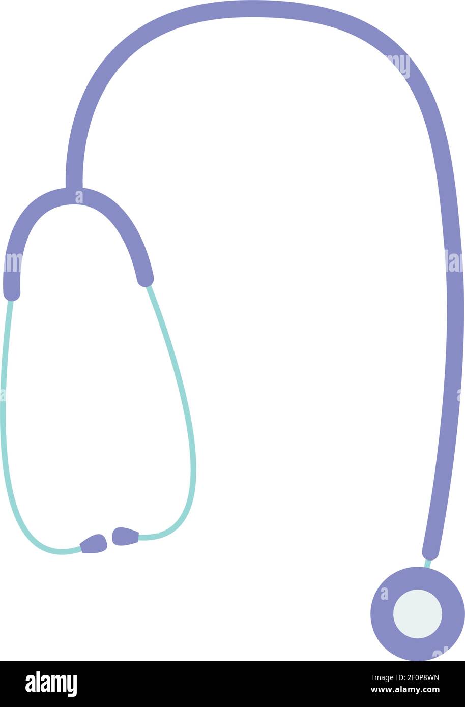 Medical stethoscope on white background Stock Vector Image & Art - Alamy