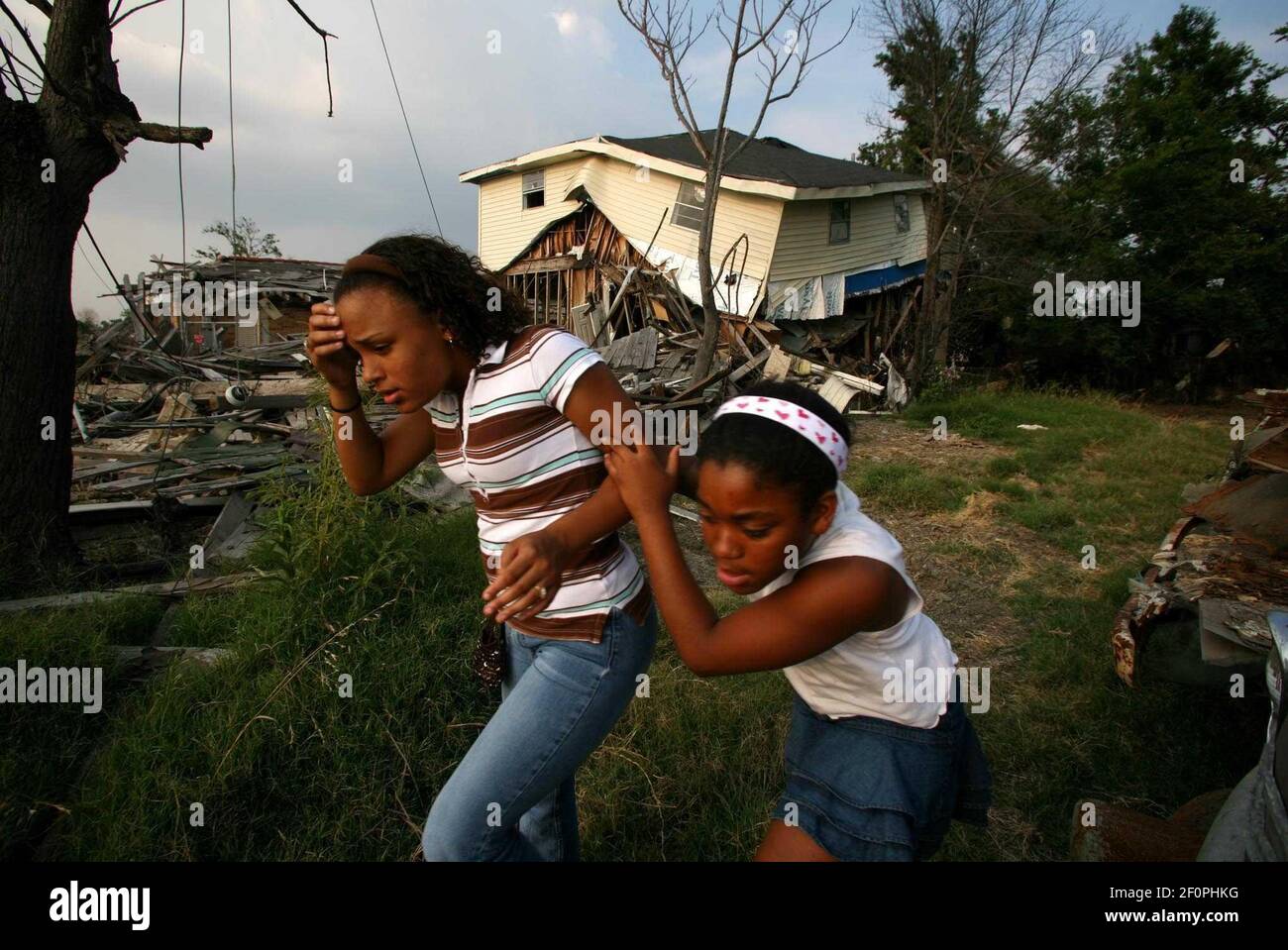 1 June, 2006. Lower 9th Ward, New Orleans, Louisiana. First day of