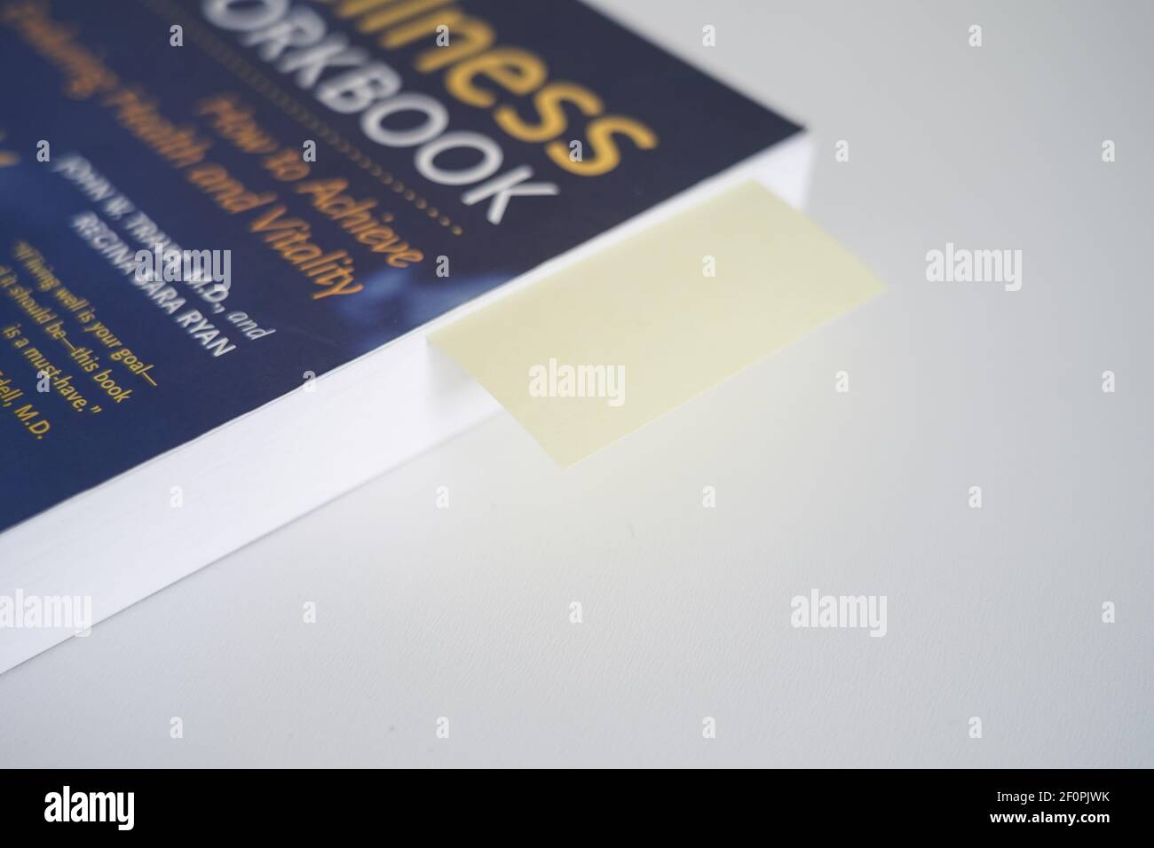 book sticky notes Stock Photo Alamy