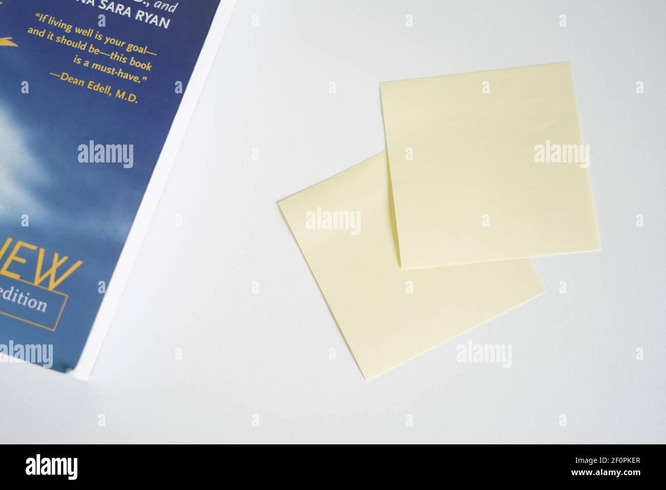 book sticky notes Stock Photo Alamy