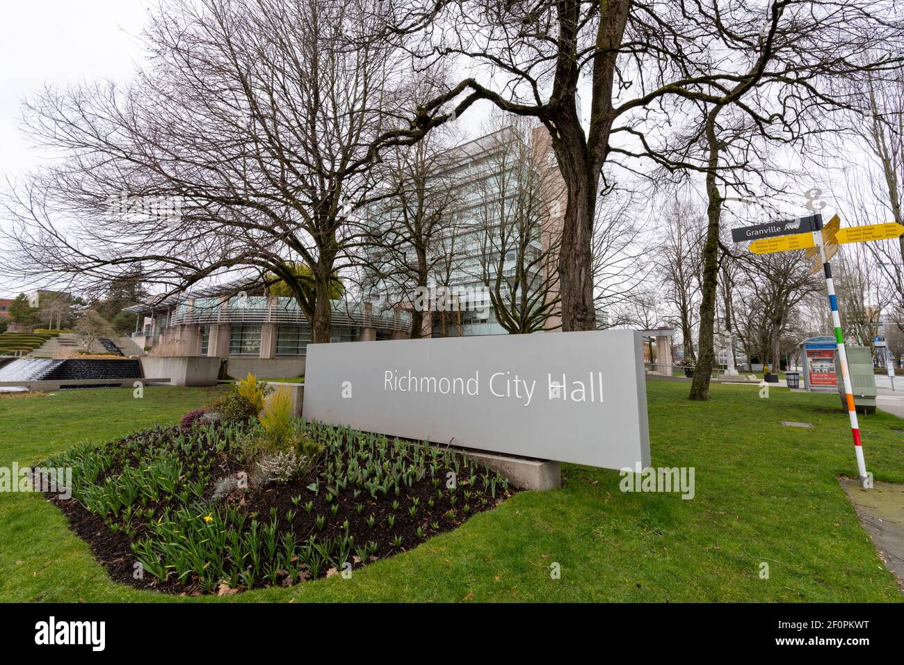 Exterior of Richmond City Hall Stock Photo Alamy