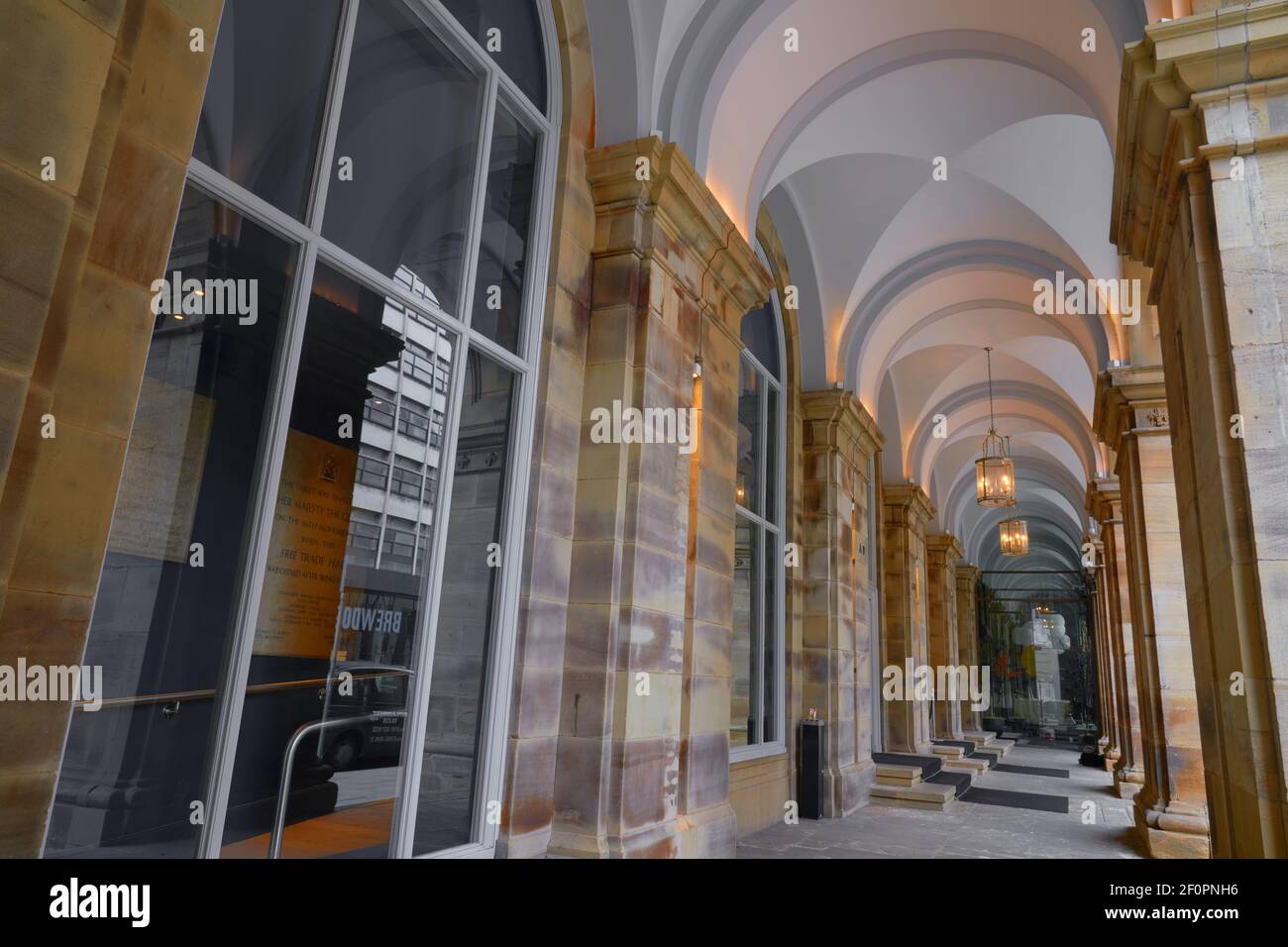 Edwardian Hotel in Manchester City centre, Raddison Stock Photo - Alamy