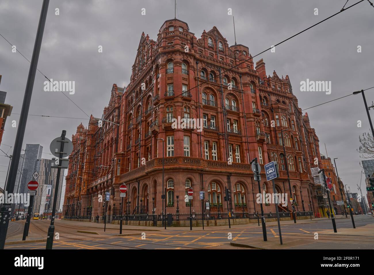 Midland Hotel Manchester city centre Stock Photo