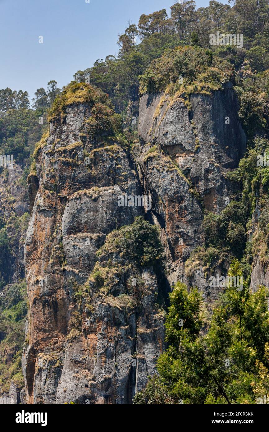 Pillar Rocks View of the granite boulders standing tall like pillars as seen from ...