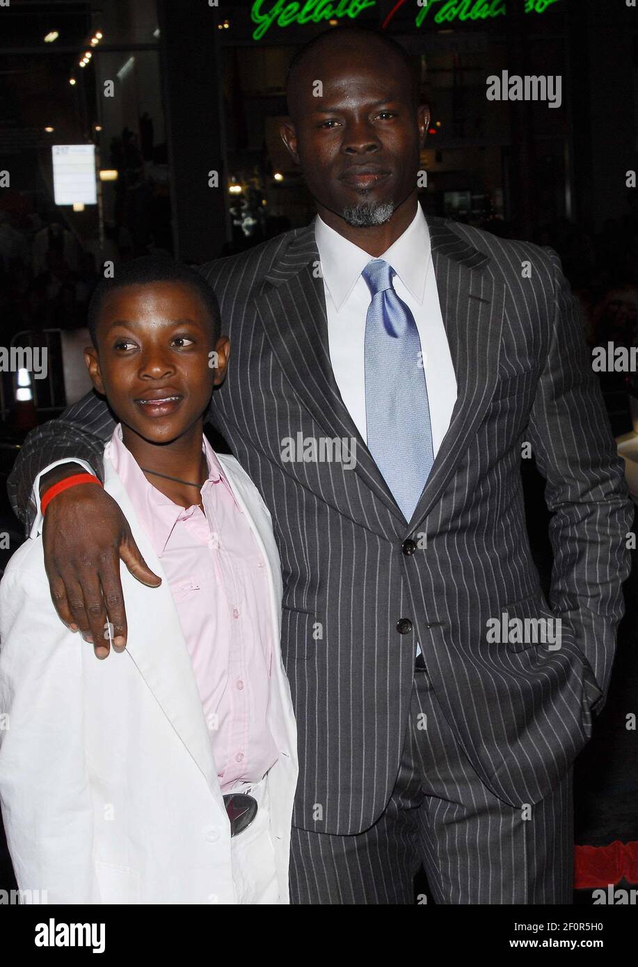 Caruso Kuypers and Djimon Hounsou. 6 December 2006 Hollywood