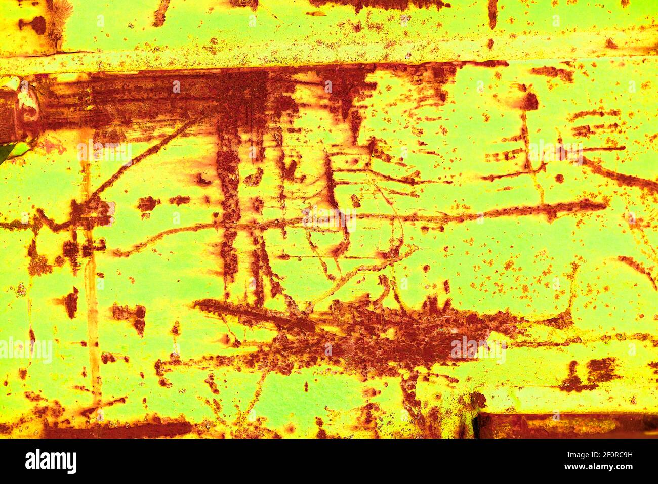 Rusted sheet metal, Germany Stock Photo