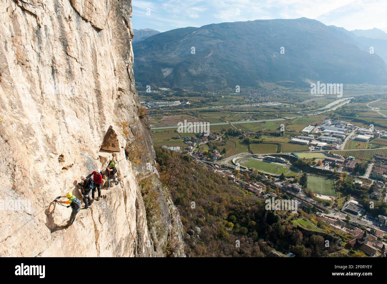 the-via-ferrata-to-monte-albano-hi-res-stock-photography-and-images-alamy