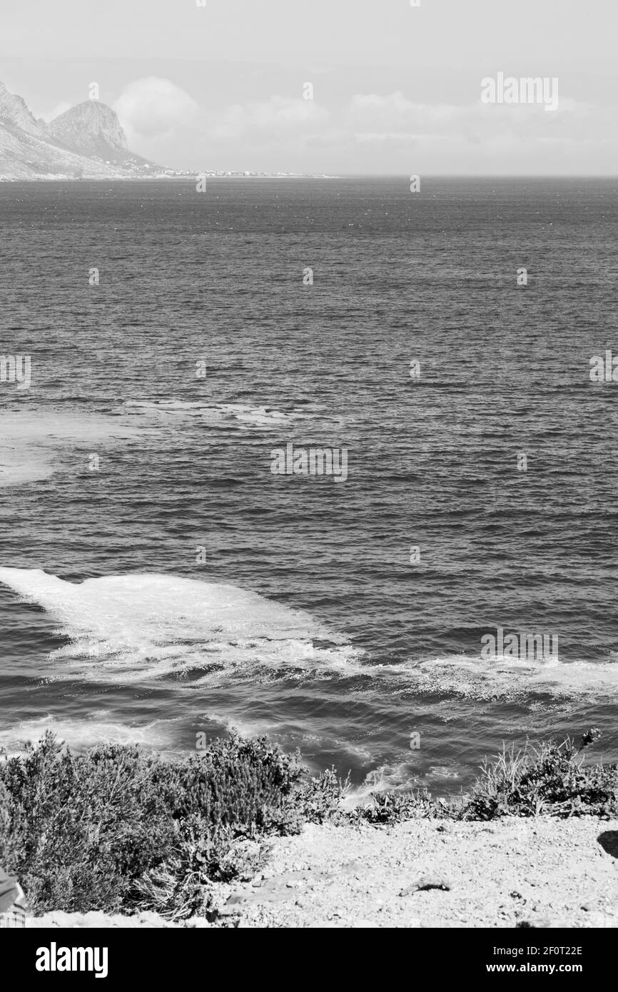 South africa beach aerial Black and White Stock Photos & Images - Alamy