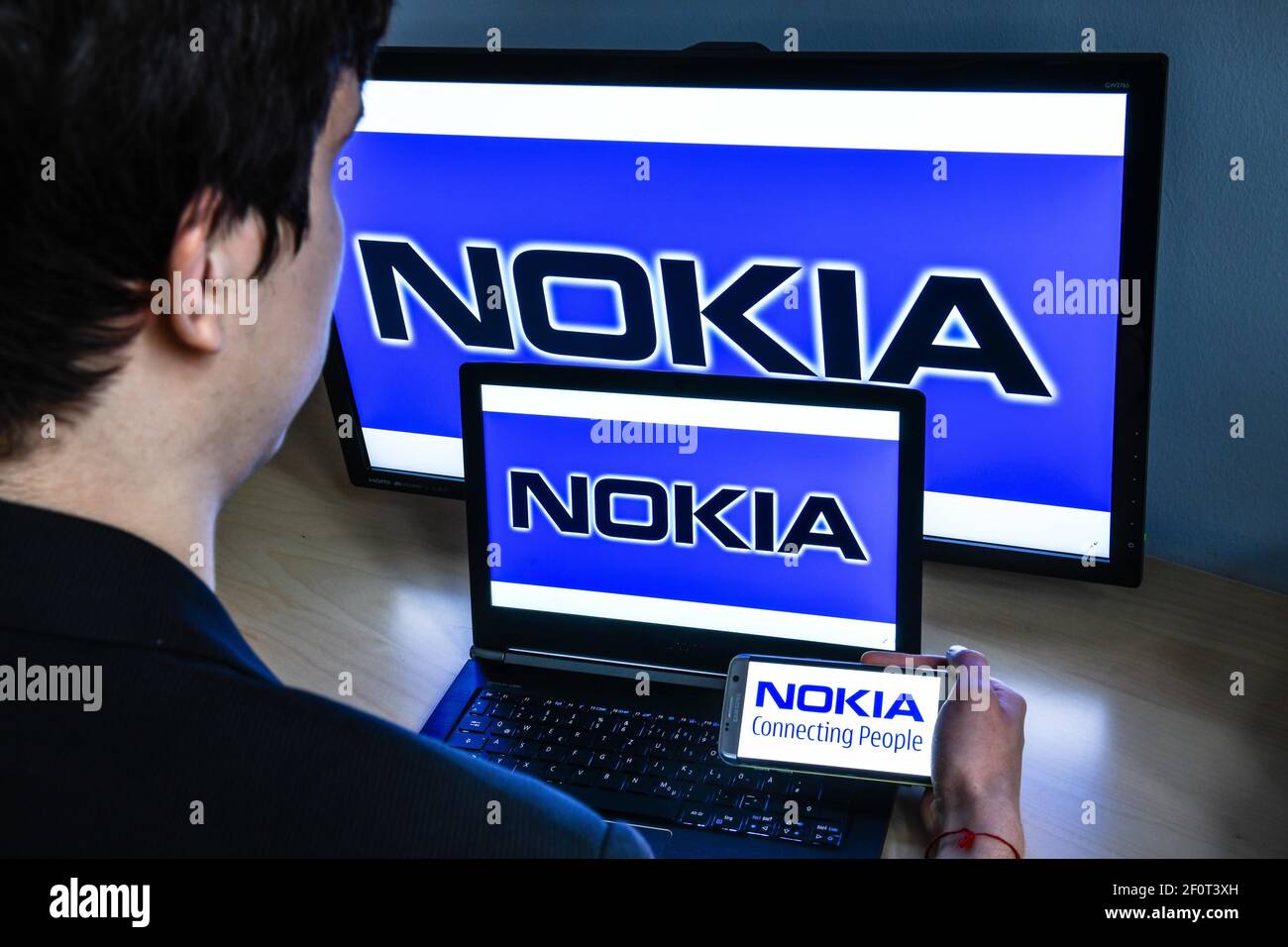 Logo Nokia Stock Photo