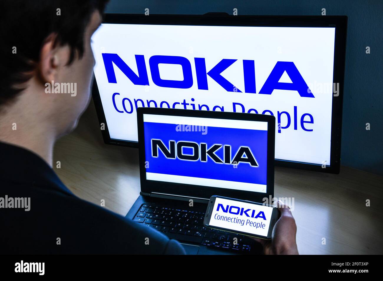 Logo Nokia Stock Photo