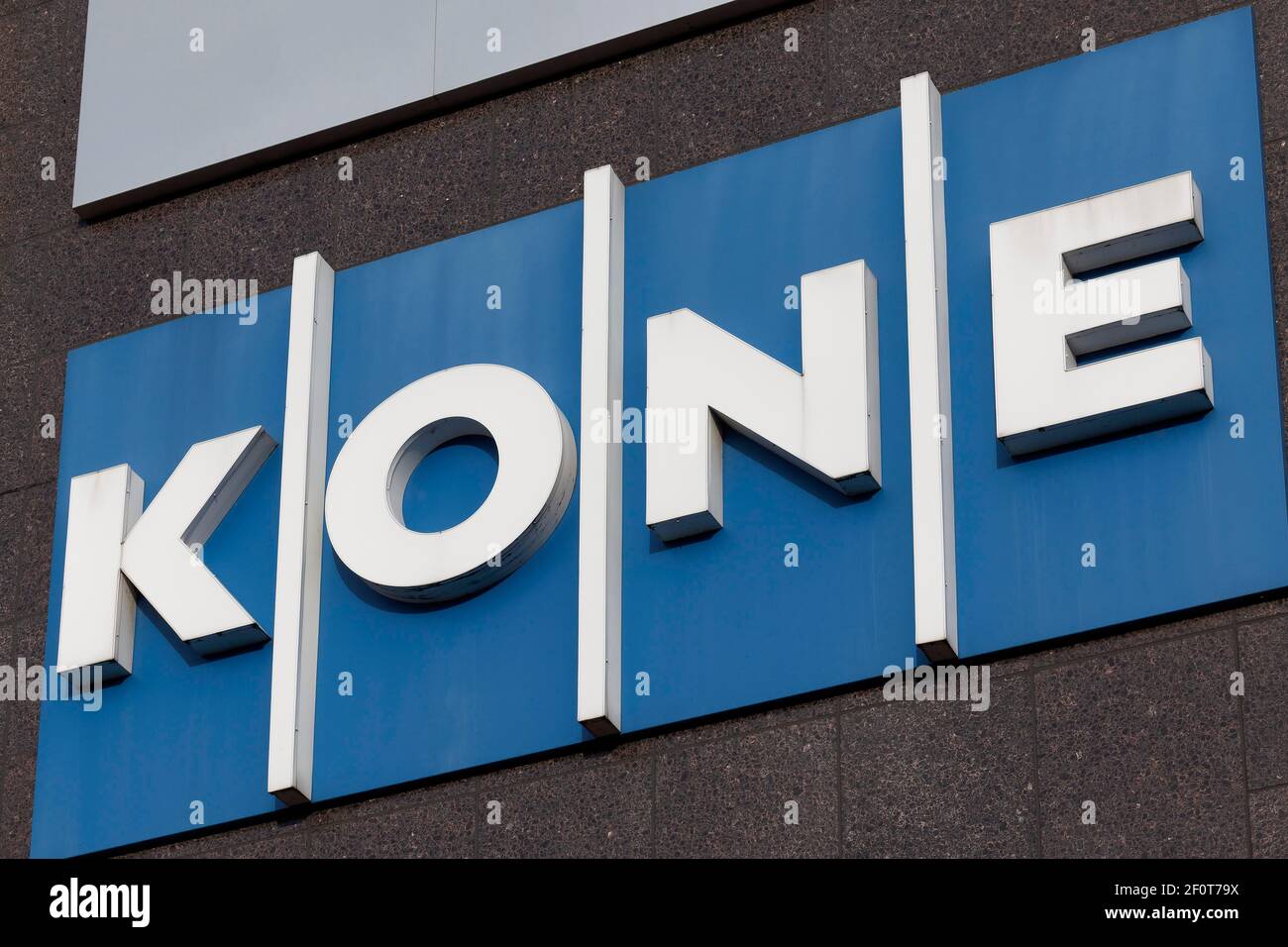 Kone, Logo, Finnish company for elevators and escalators, Duesseldorf ...