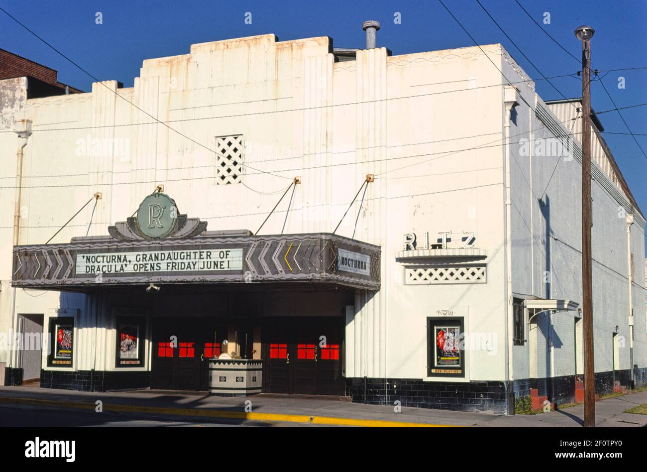 Ritz Theater Waycross ca. 1979 Stock Photo Alamy