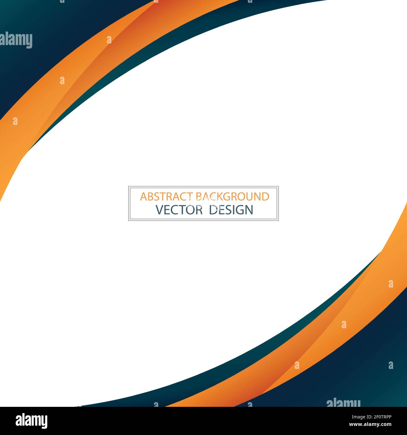 Abstract web template black and orange lines on white background