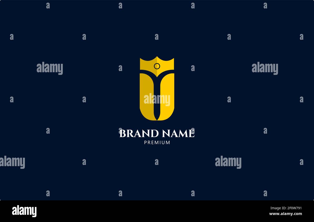 Luxury Letter U King Crown Logo Design Template Vector suitable for ...