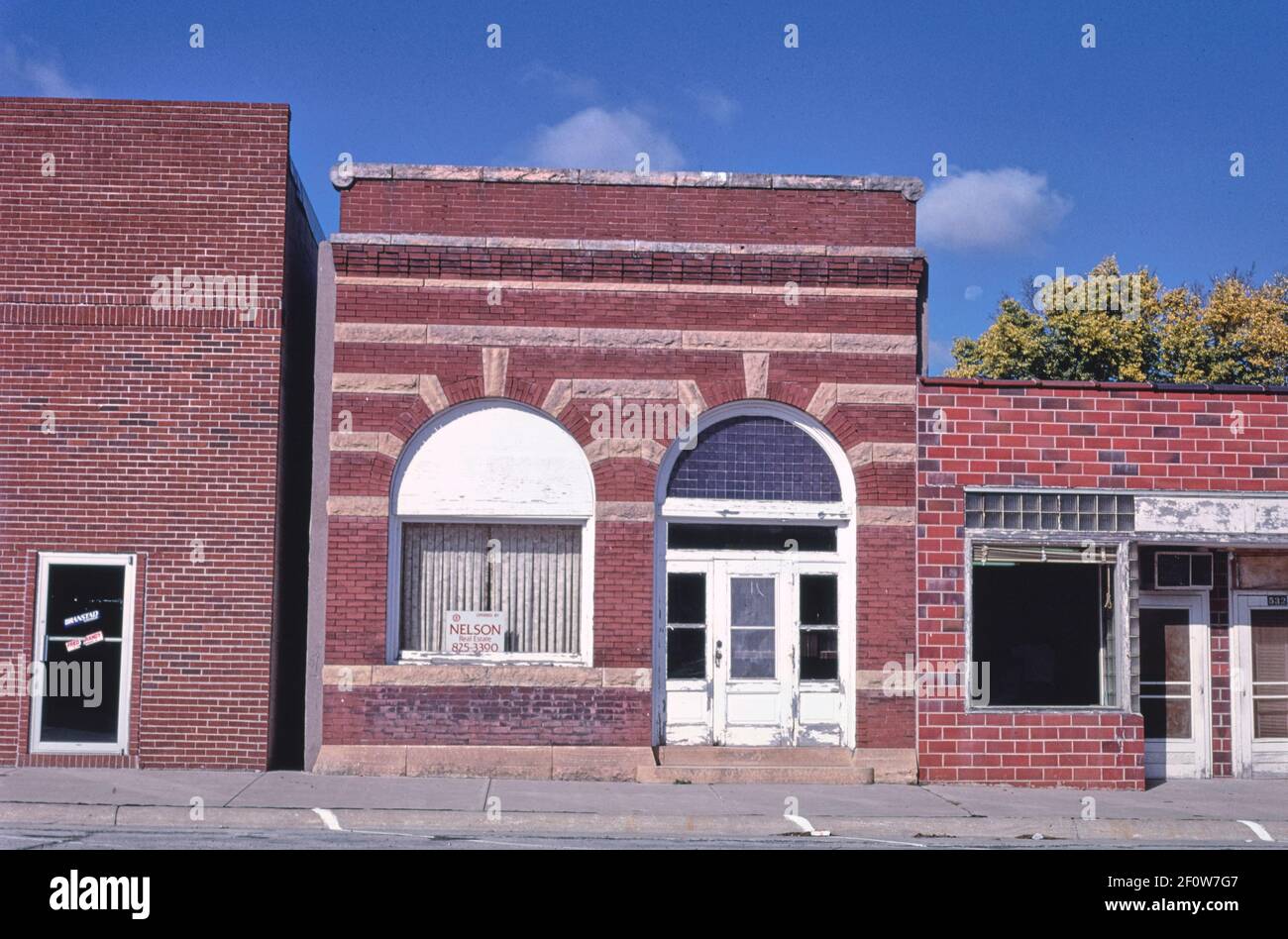 Commercial building horizontal Main Street Goldfield Iowa ca