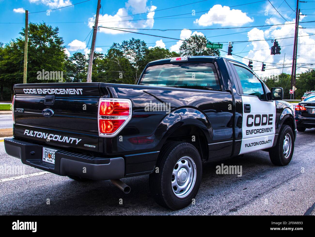 DeKalb County, Ga / USA - 07 27 20: Fulton County Code Enforcement 