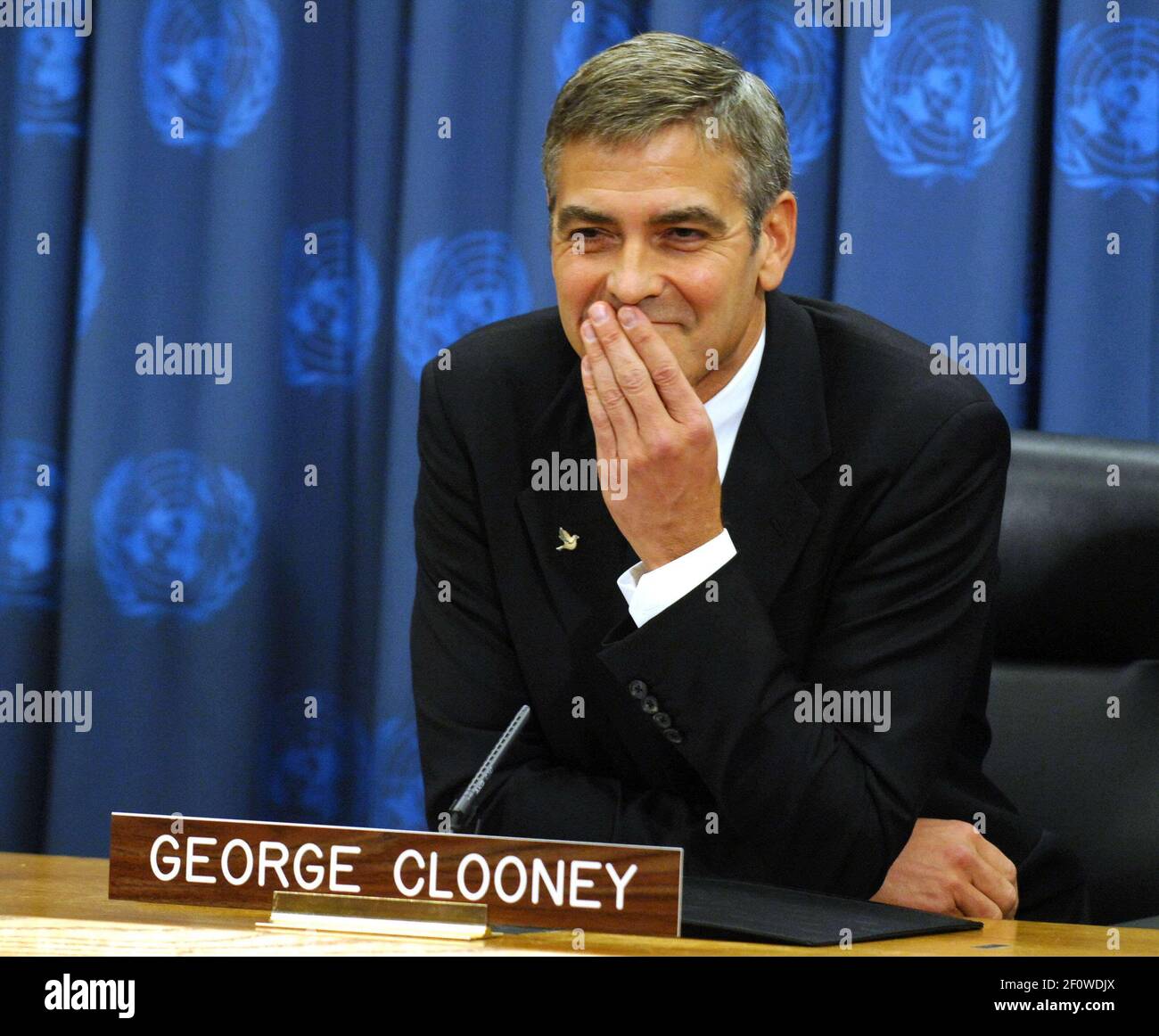 31 January 2008 New York , NY Clooney at the United Nations