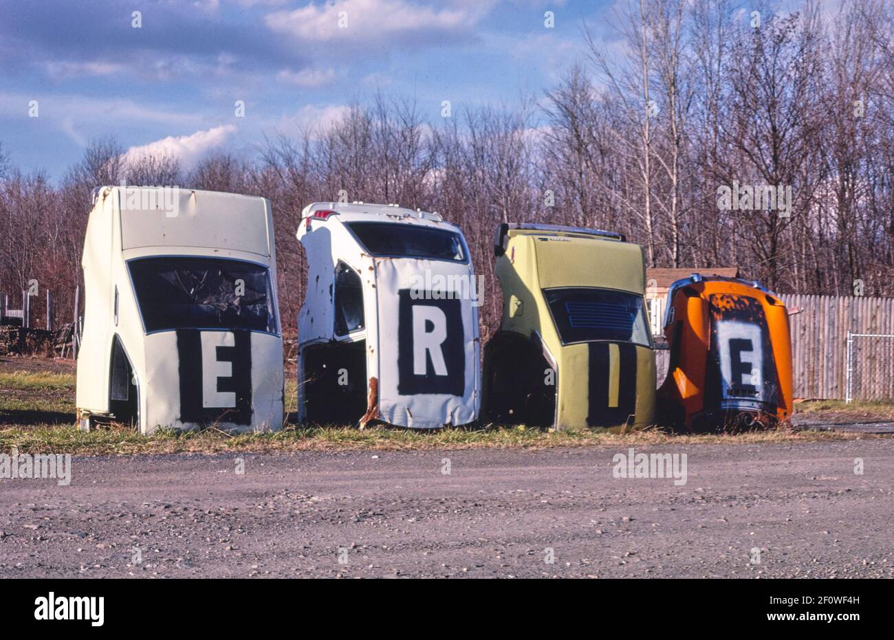 Erie Foreign Car Parts multistatue sign angle 1 Mohawk Street