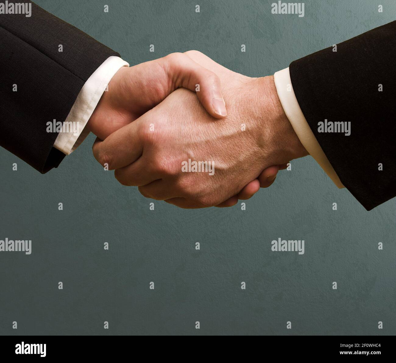 Two business men sealing a deal Stock Photo