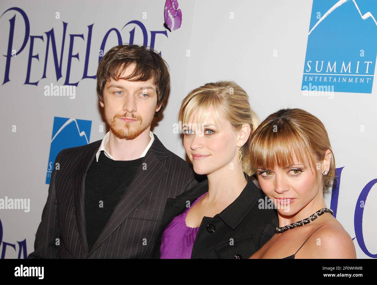 James McAvoy, Reese Witherspoon and Christina Ricci. 20 February 2008 - Los  Angeles, California. \, image size:1300x982