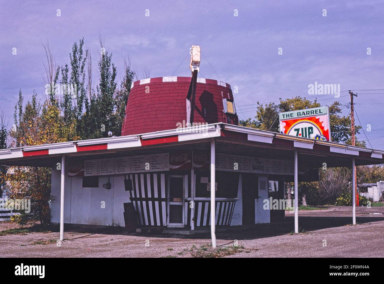 The Barrel 6th Avenue Devils Lake North Dakota ca. 1980 Stock Photo Alamy