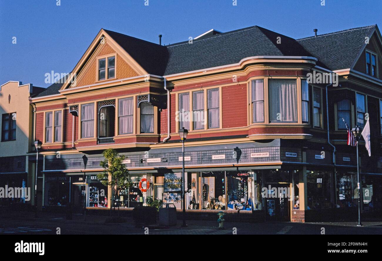 Commercial building 2nd & F Streets Eureka California ca. 1991