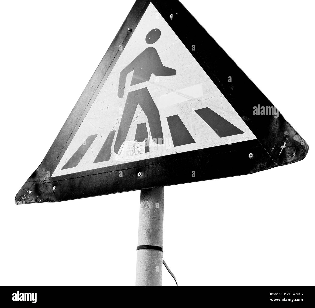 In south africa street signal of zebra crossing Stock Photo Alamy
