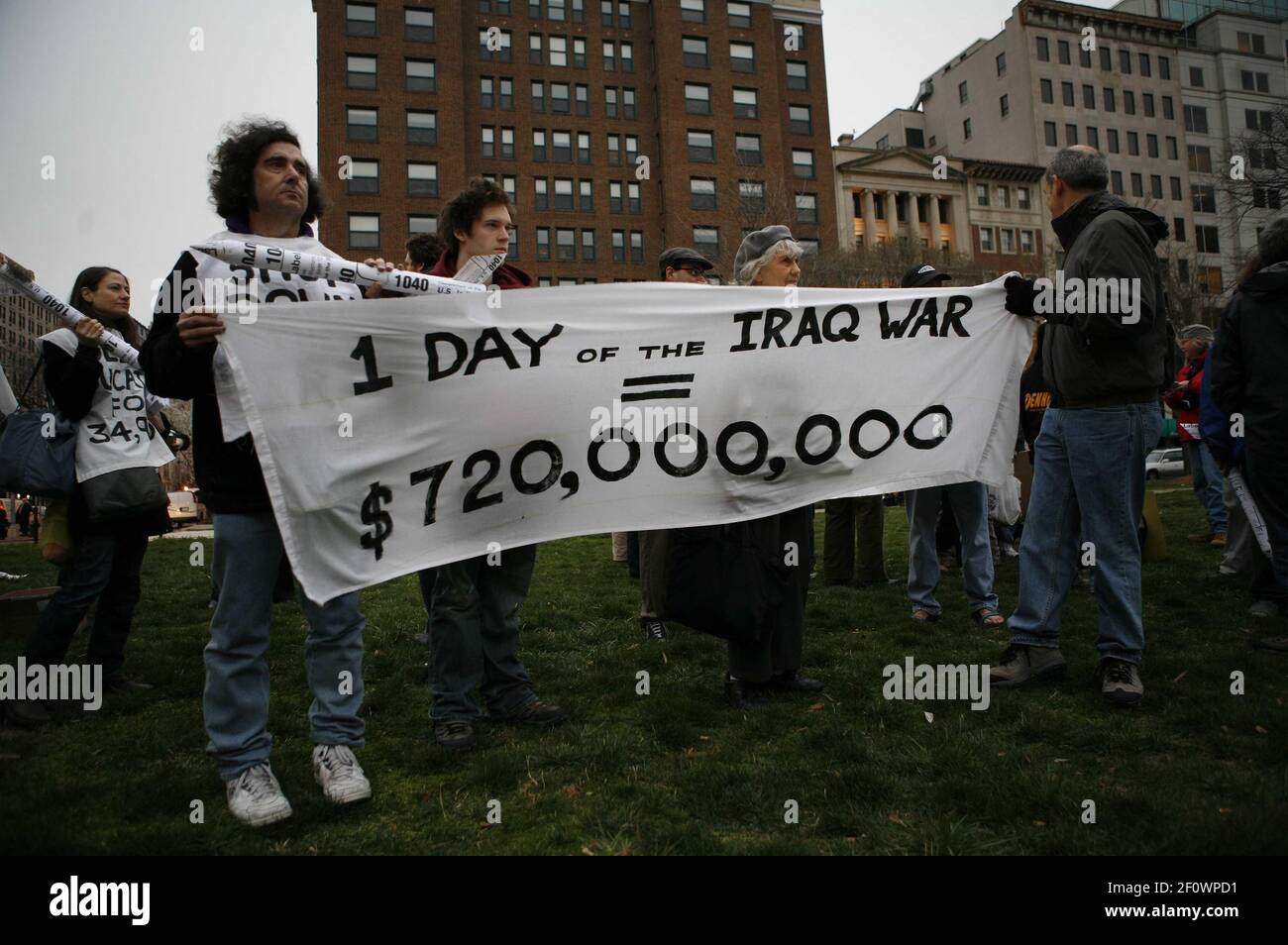 19 March 2008 - Washington, DC - Protesters converged on the nation's ...