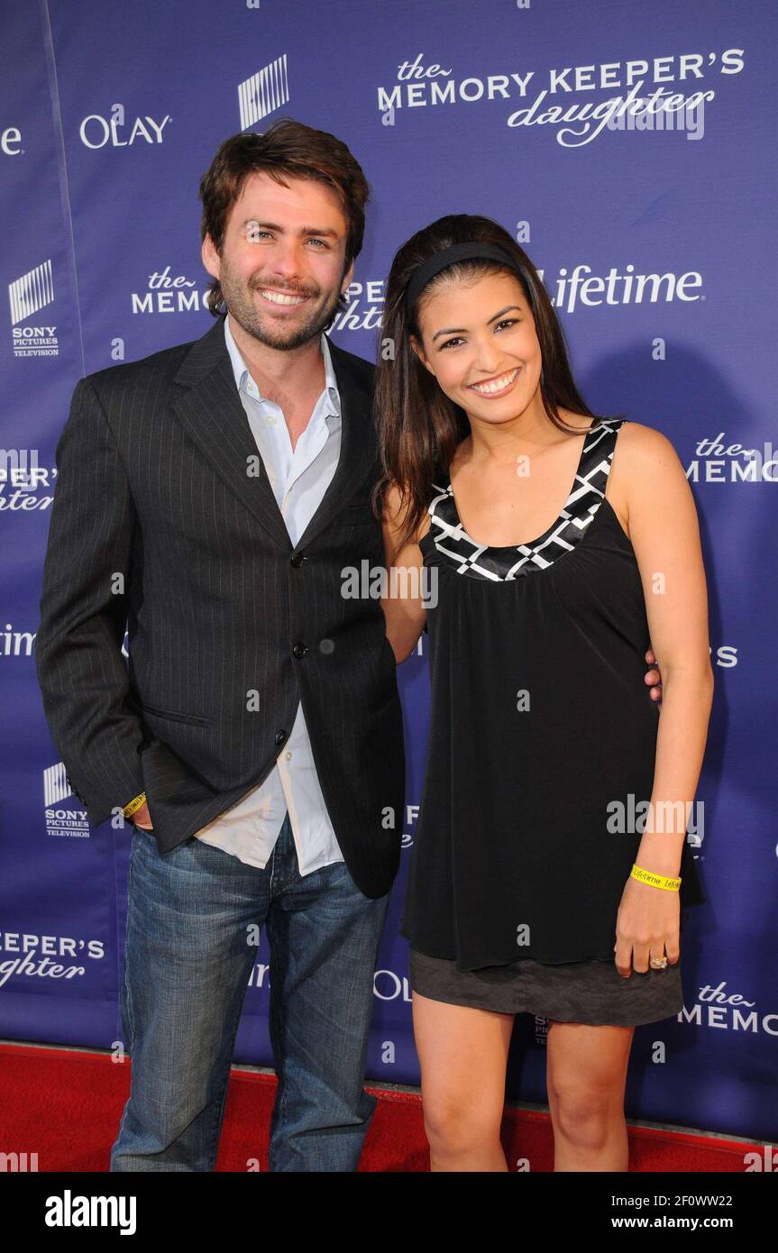 Kieren Hutchison and Wife Nicole Tubiola. 8 April 2008 Hollywood