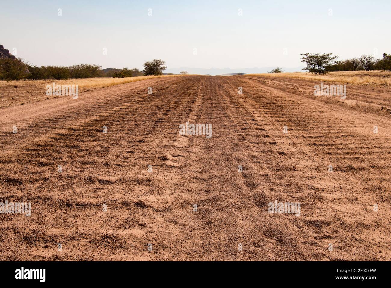 close up of a washboard gravel road in Namibia Stock Photo Alamy