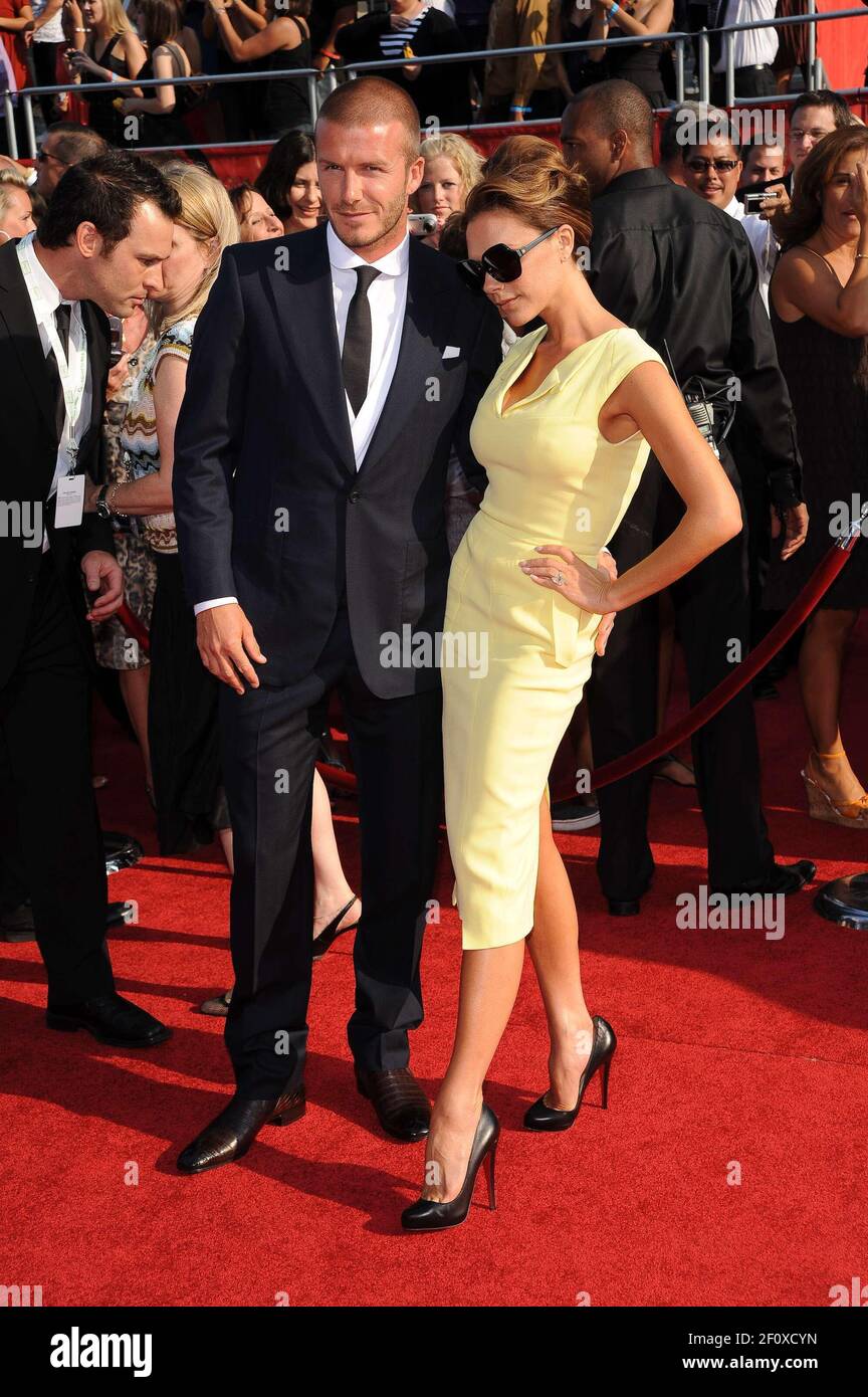 David Beckham and Victoria Beckham. 16 July 2008 - Los Angeles