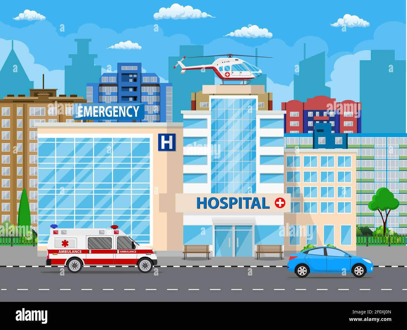 Hospital building, medical icon Stock Vector Image & Art - Alamy