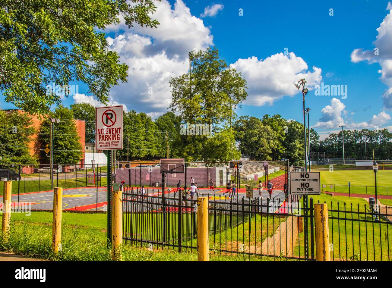 College Park, Ga / USA 07 23 20 People playing sports together