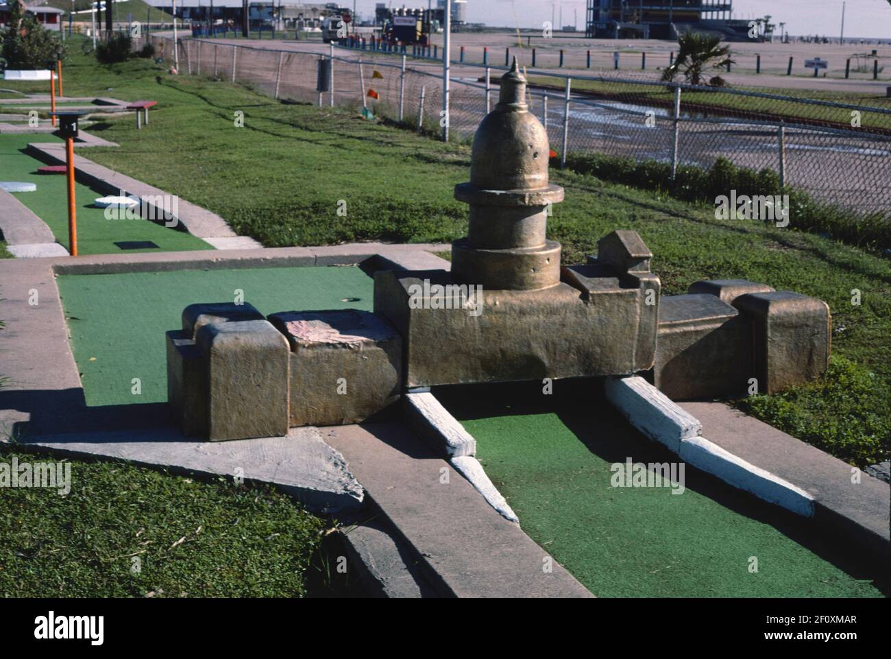 Texas State Capital Stewart Beach mini golf seawall Galveston