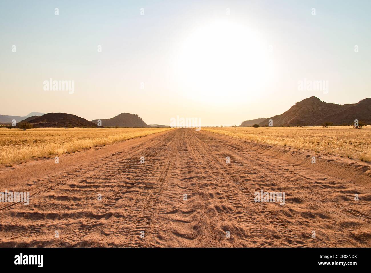 close up of a washboard gravel road in Namibia Stock Photo Alamy
