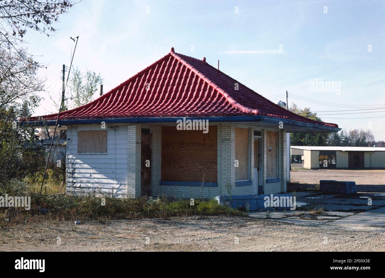 1970s United States Gas station Cambridge Wisconsin ca. 1977 Stock Photo Alamy