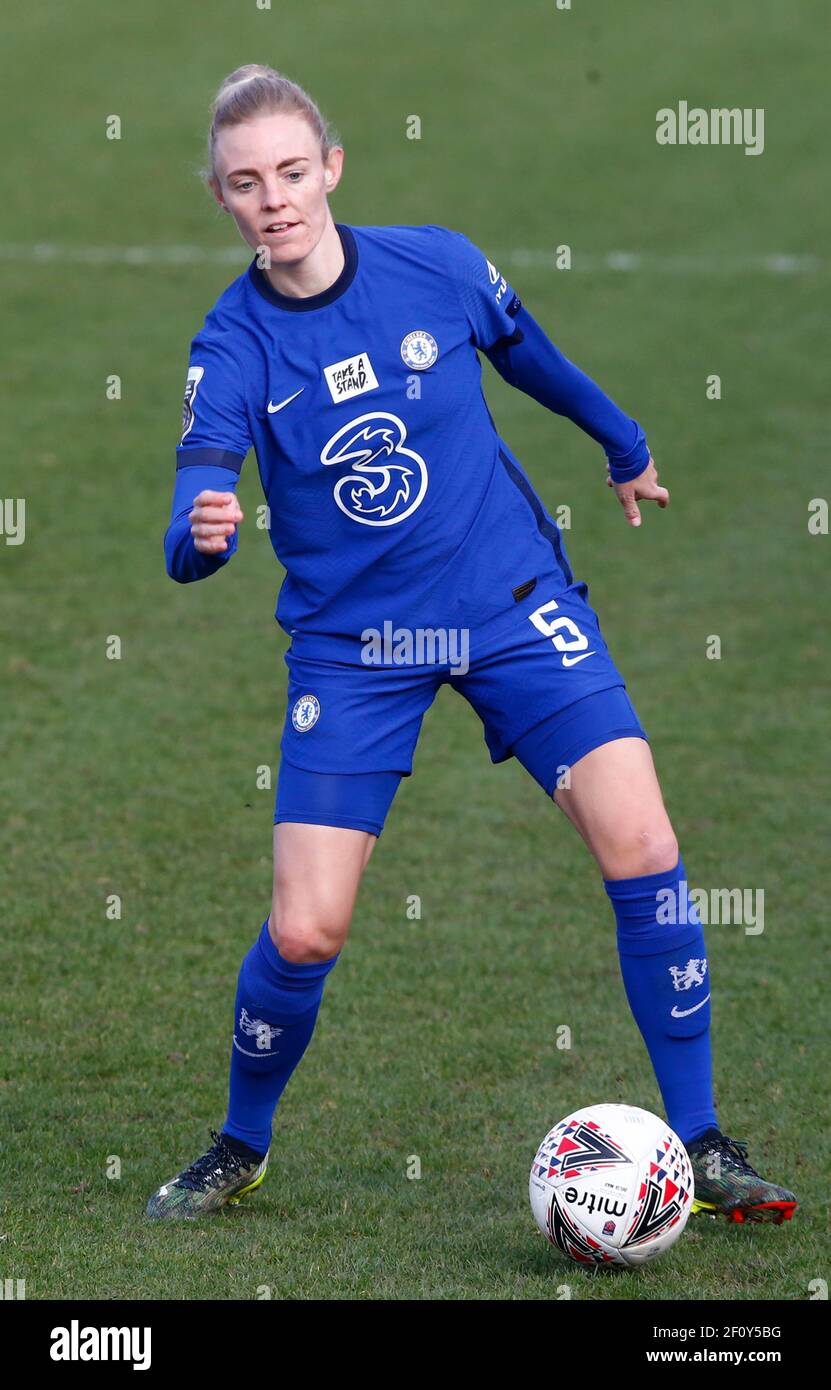 Dagenham, UK. 07th Mar, 2021. DAGENHAM, ENGLAND - MARCH 07: Sophie Ingle of Chelsea during Barclays FA Women's Super League match between West Ham United Women and Chelseaat The Chigwell Construction Stadium on 07th March, 2021 in Dagenham, England Credit: Action Foto Sport/Alamy Live News Stock Photo