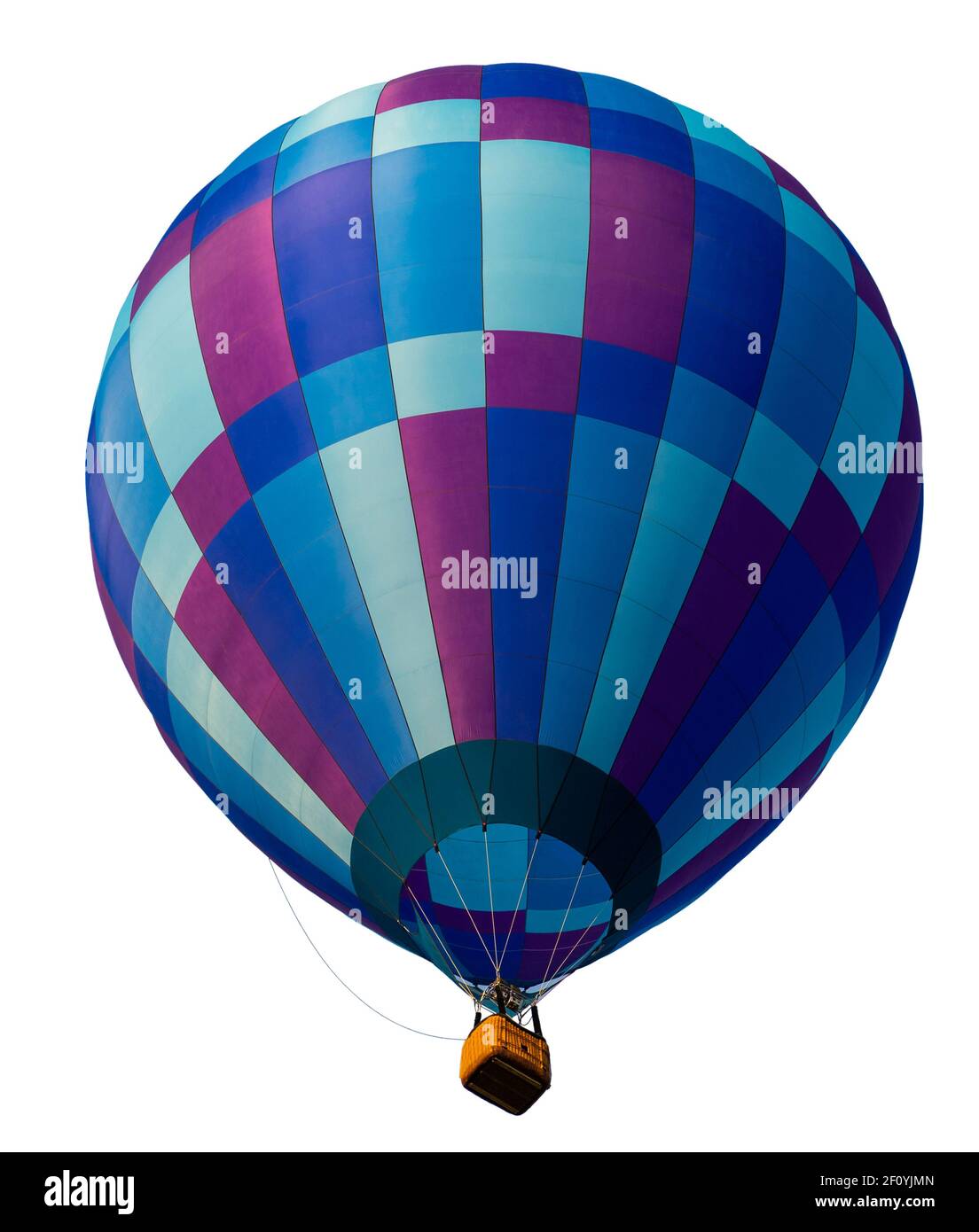 Isolated photo of hot air balloon isolated on white background Stock ...